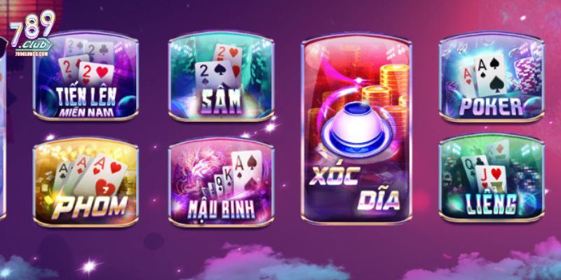 Điểm danh loạt game bài ăn khách của 789Club